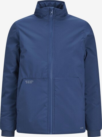 Veste fonctionnelle Jack & Jones Junior en bleu : devant