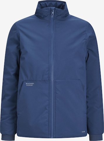 Jack & Jones Junior Functionele jas in Blauw: voorkant