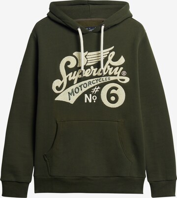 Superdry Sweatshirt in Groen: voorkant