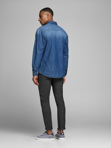 Coupe slim Pantalon chino 'Marco Connor' JACK & JONES en gris