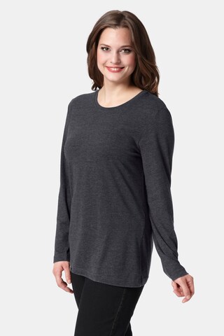 Ulla Popken Shirt in Grau: Vorderseite