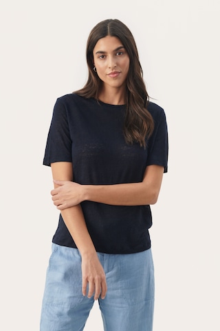 Part Two Shirt 'Emme' in Blauw: voorkant