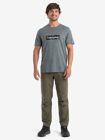 ICEBREAKER Funkční tričko 'Natural' – šedá