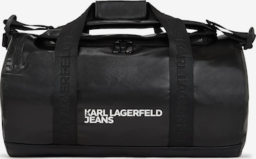 KARL LAGERFELD JEANS Viikonloppulaukku värissä musta: etupuoli