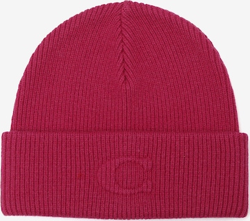 COACH Beanie in Pink: front
