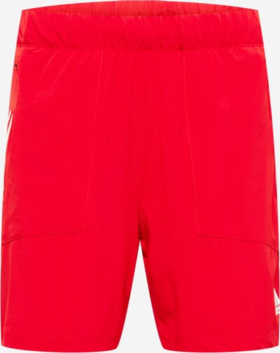 Pantaloni sport ADIDAS PERFORMANCE pe roșu / alb, Vizualizare produs