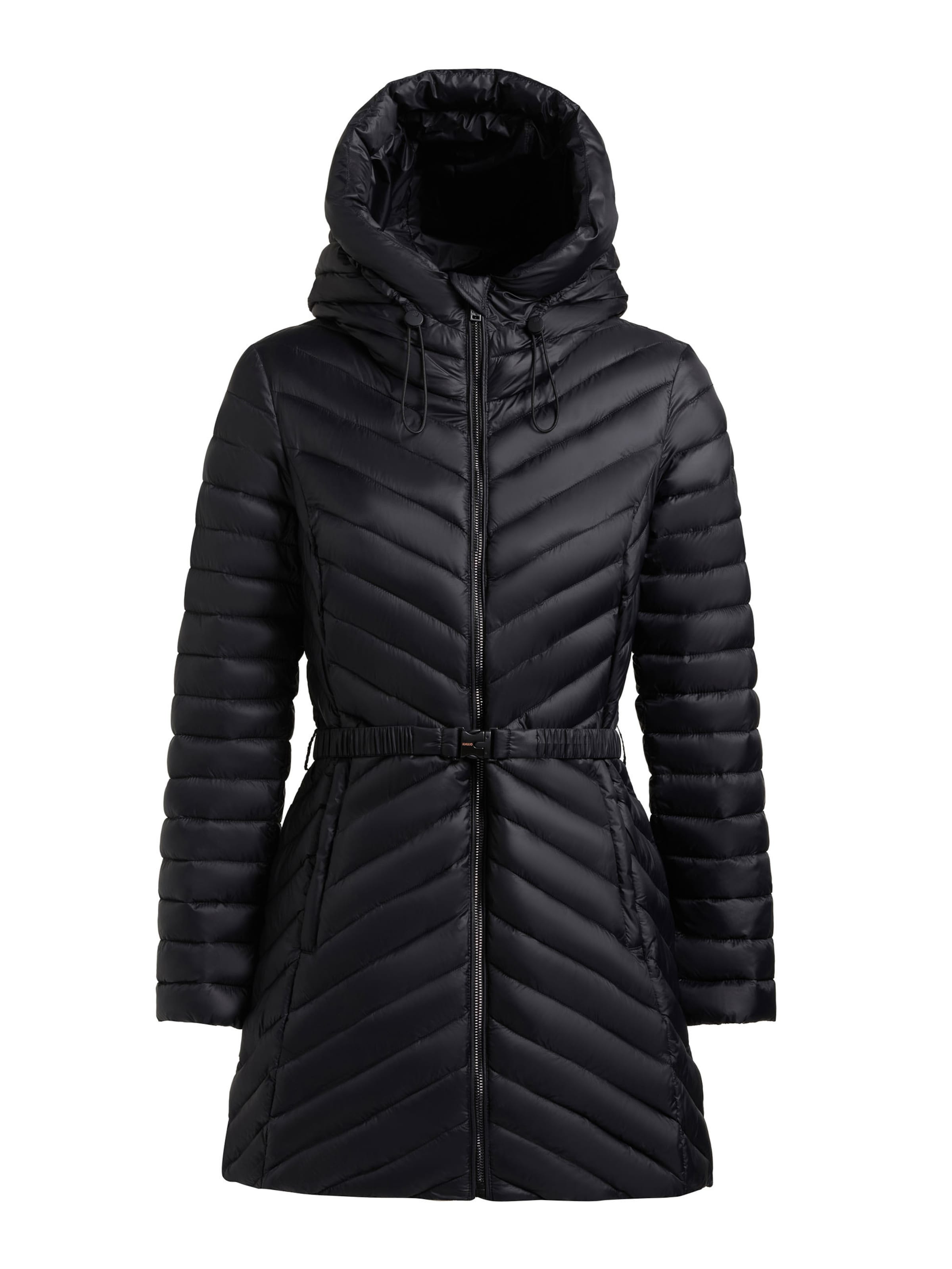 khujo Jacke 'Sola' in Schwarz: Vorderseite