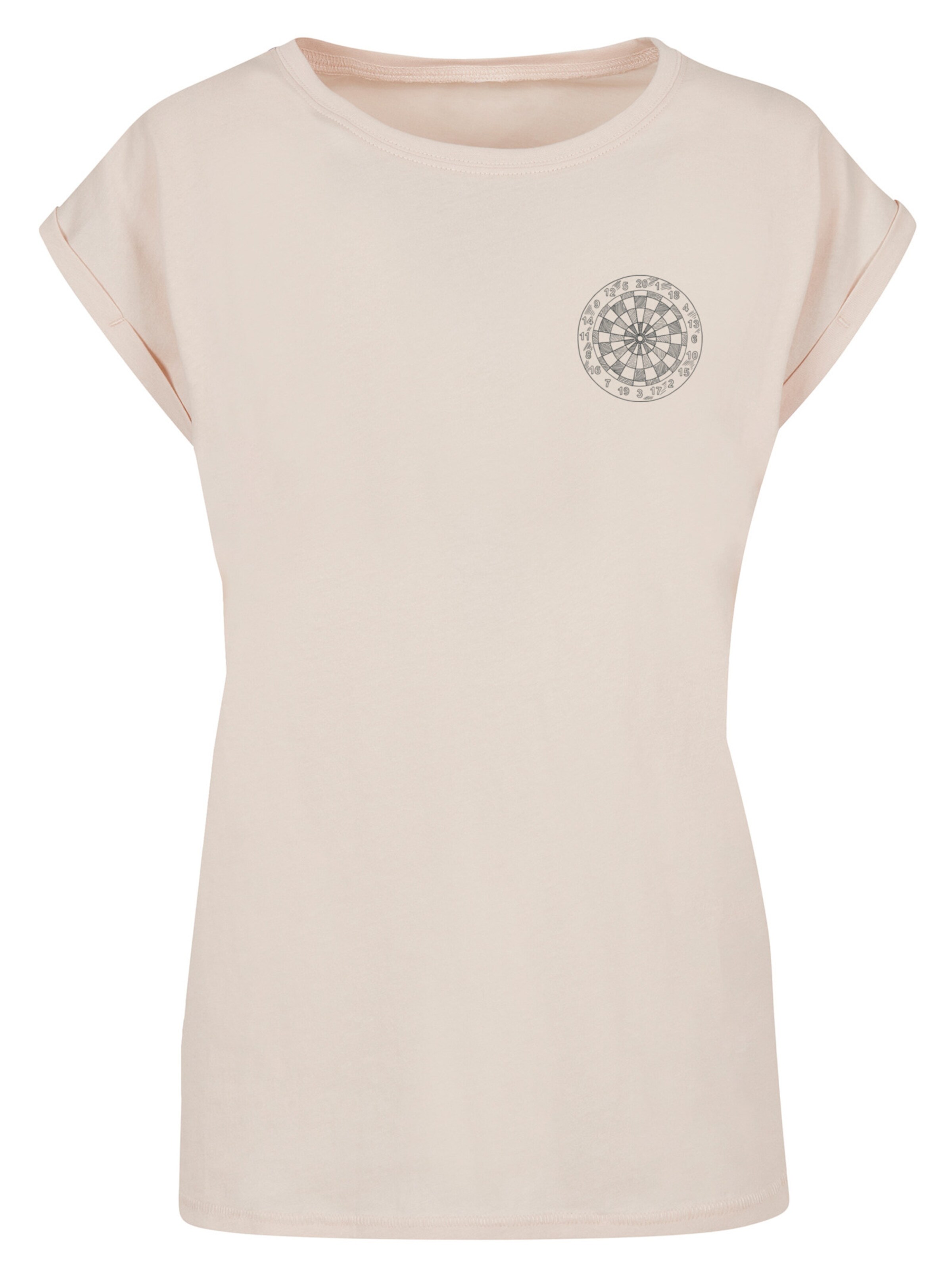 T-shirt F4NT4STIC en beige : devant
