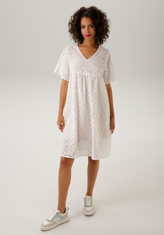 Aniston CASUAL Summer Dress '95819427' in White