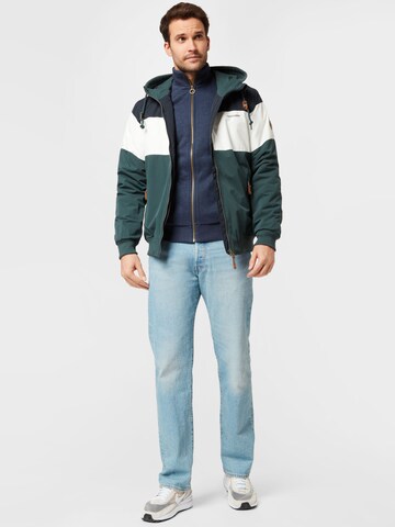 Ragwear Between-Season Jacket 'JAYCE' in Green