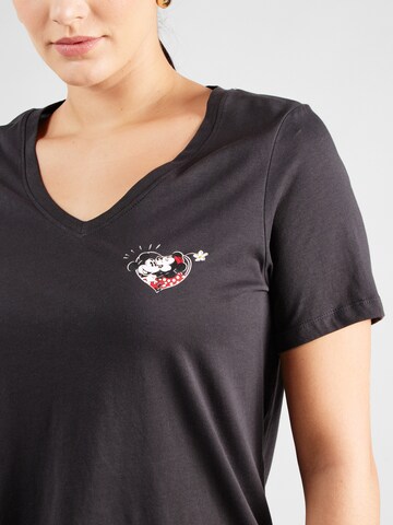 ONLY Carmakoma Shirt 'CARMickey' in Grey