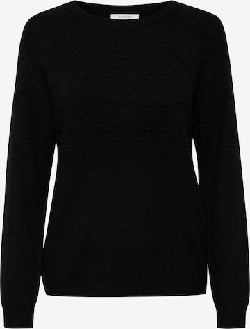 b.young Trui 'BYNONINA DOT JUMPER' in Zwart: voorkant