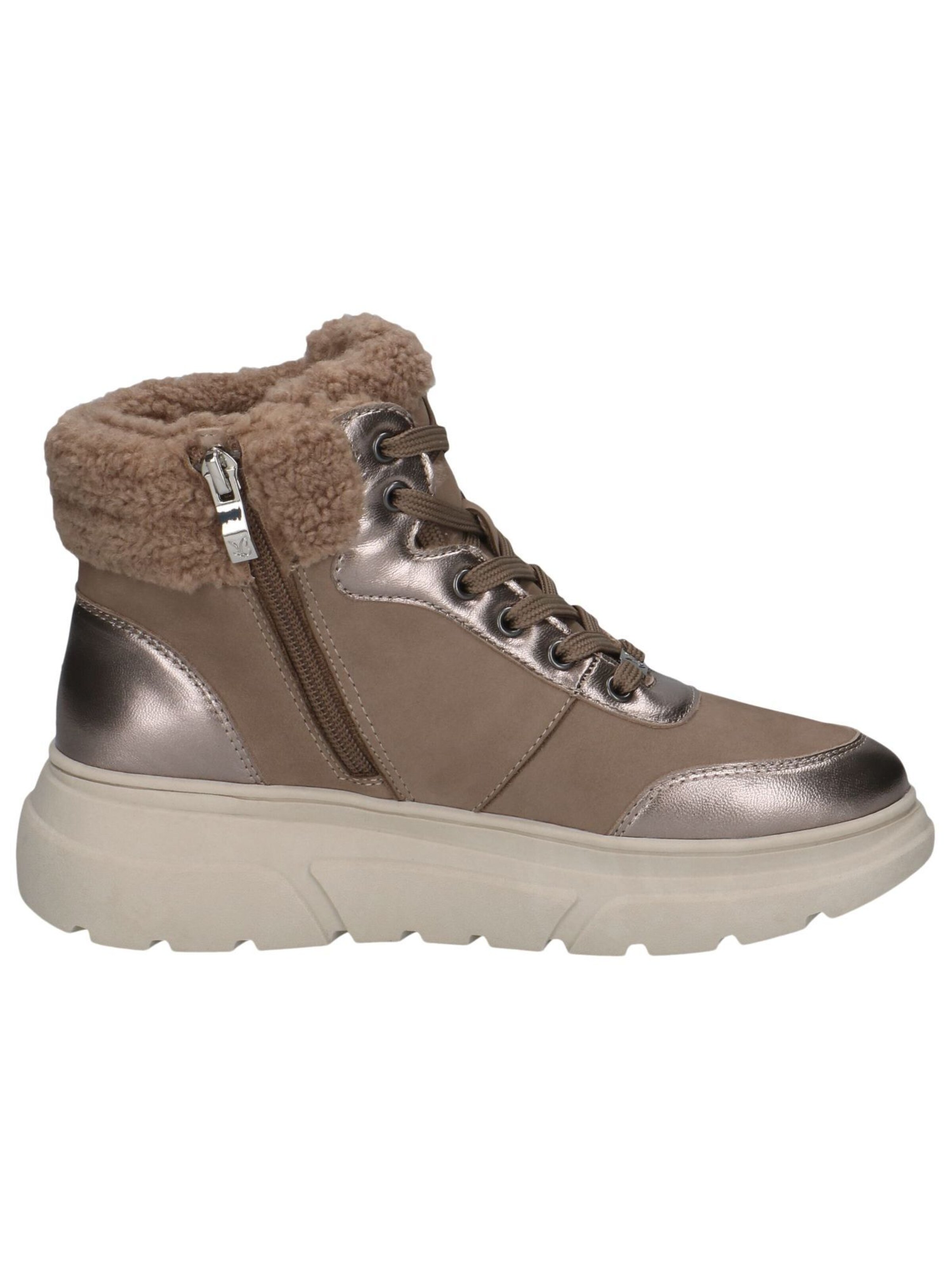 CAPRICE Schnürstiefelette in Braun