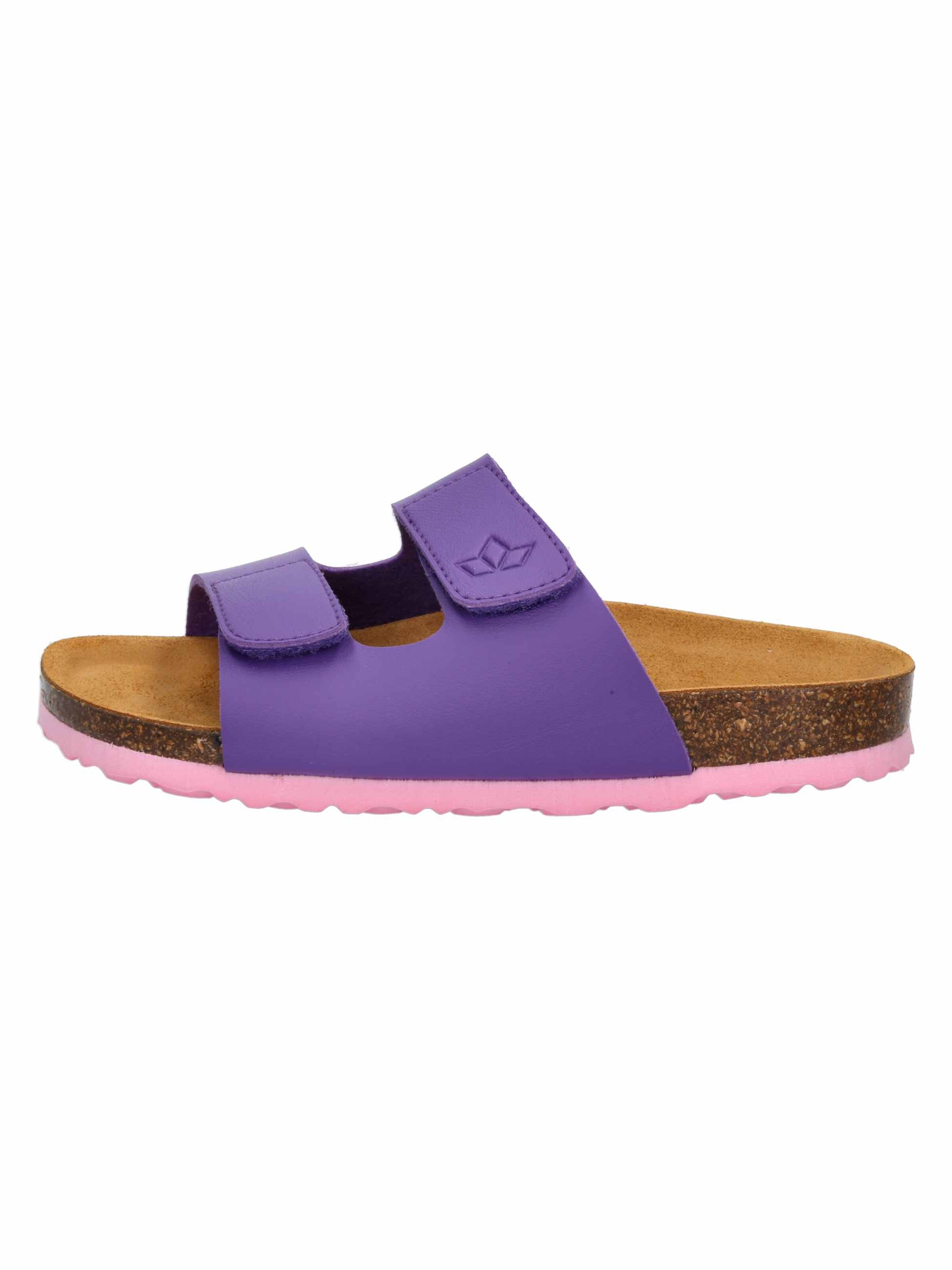 LICO Pantolette 'Bioline Velcro' in Lila
