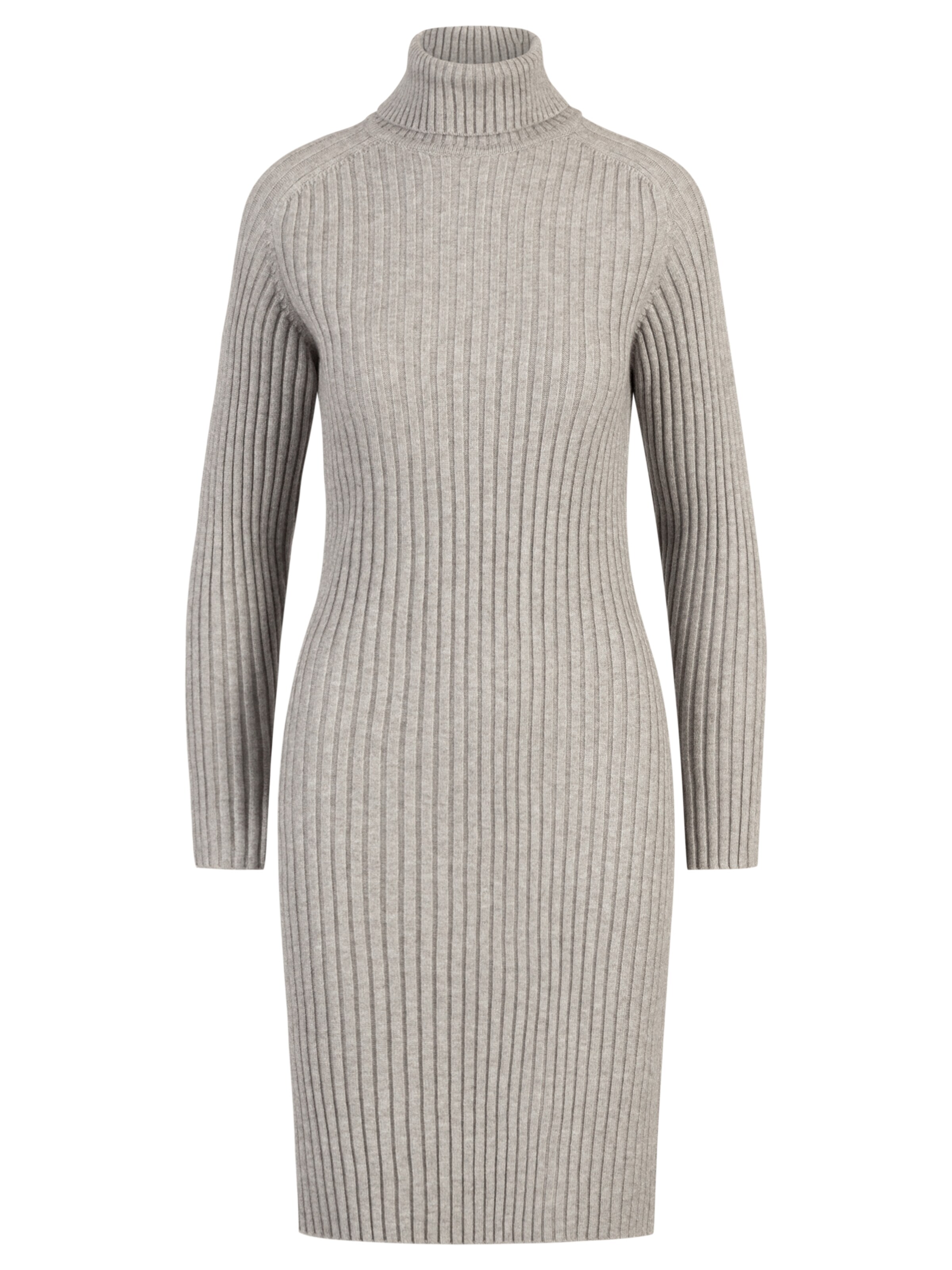 APART Knitted dress in Grey: front