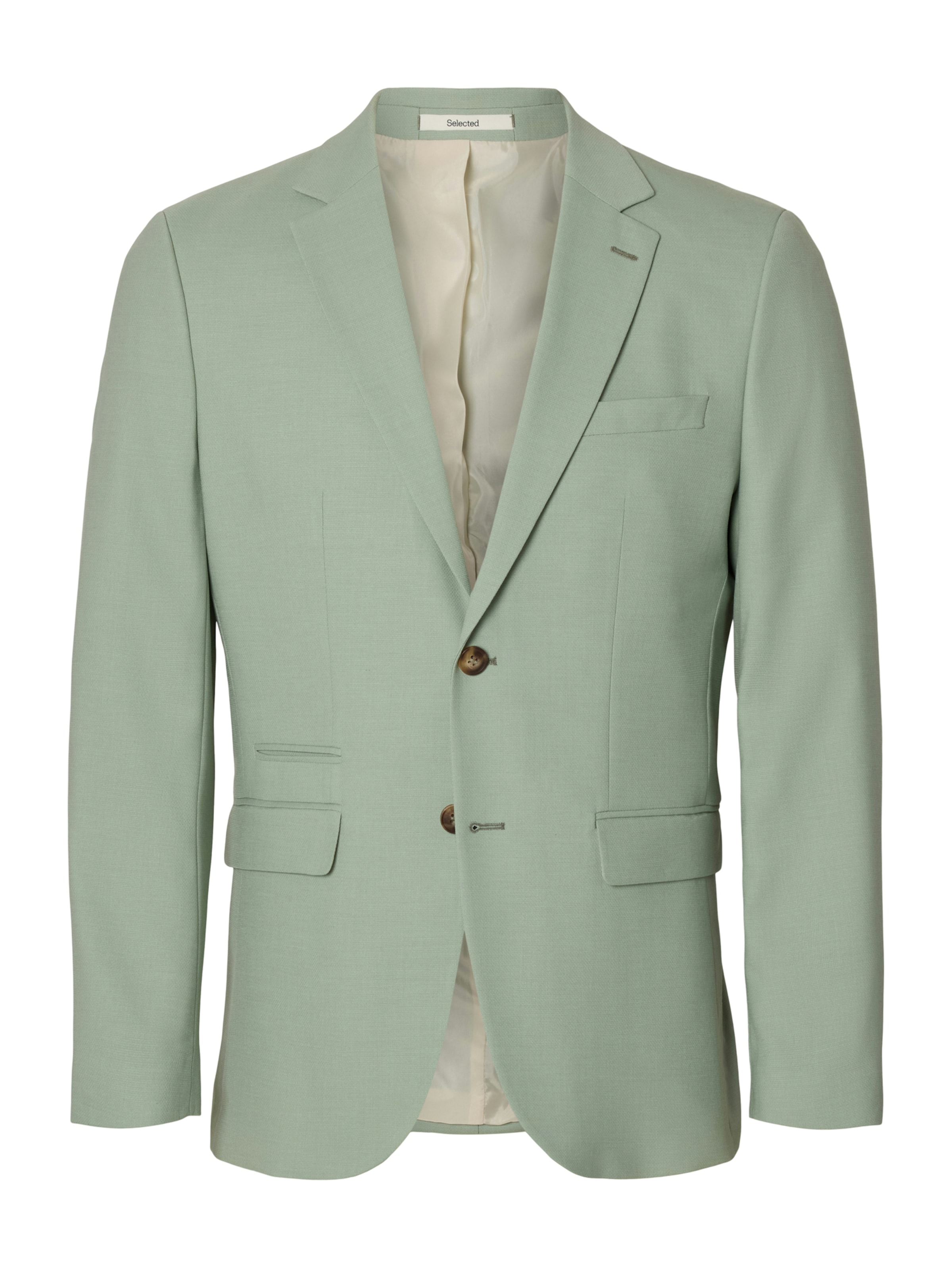 SELECTED - Slim Fit Jaqueta 'SLHNEIL' em verde: frente