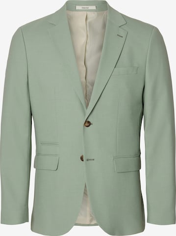 SELECTED - Slim Fit Jaqueta 'SLHNEIL' em verde: frente