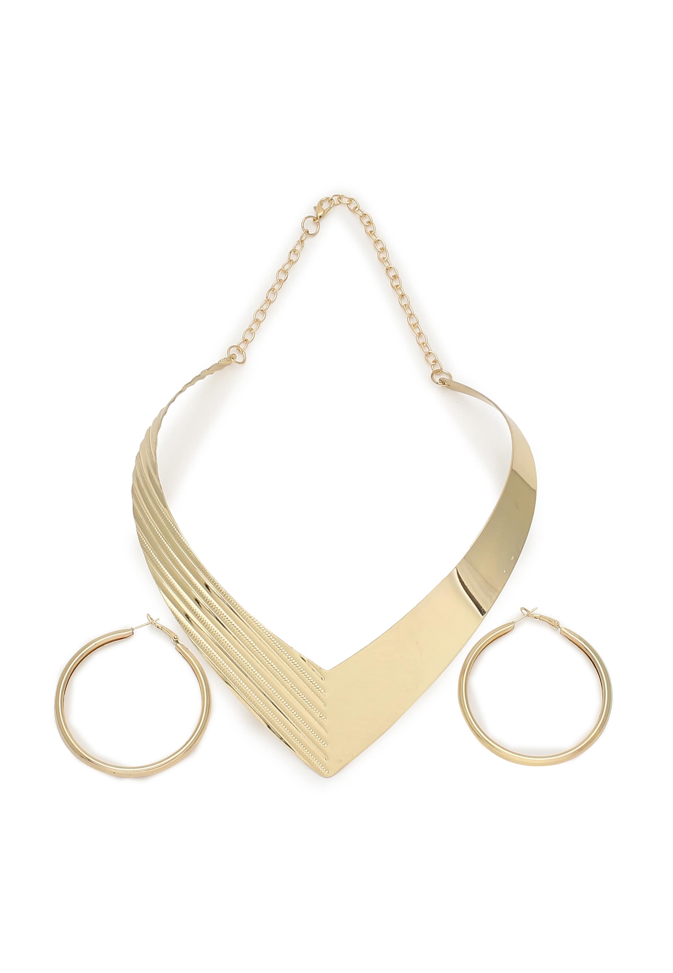 Parure de bijoux 'Liliana' SOHI en or : devant