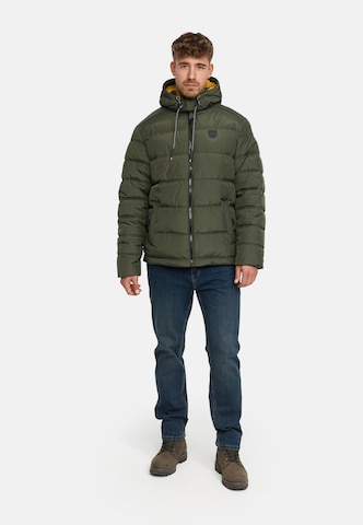 Veste d’hiver 'Coolios' INDICODE JEANS en vert