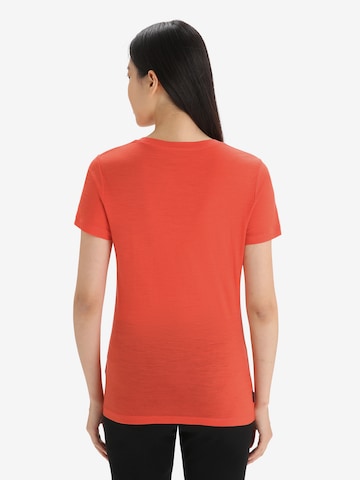 T-shirt fonctionnel 'Scoop Plume' ICEBREAKER en orange
