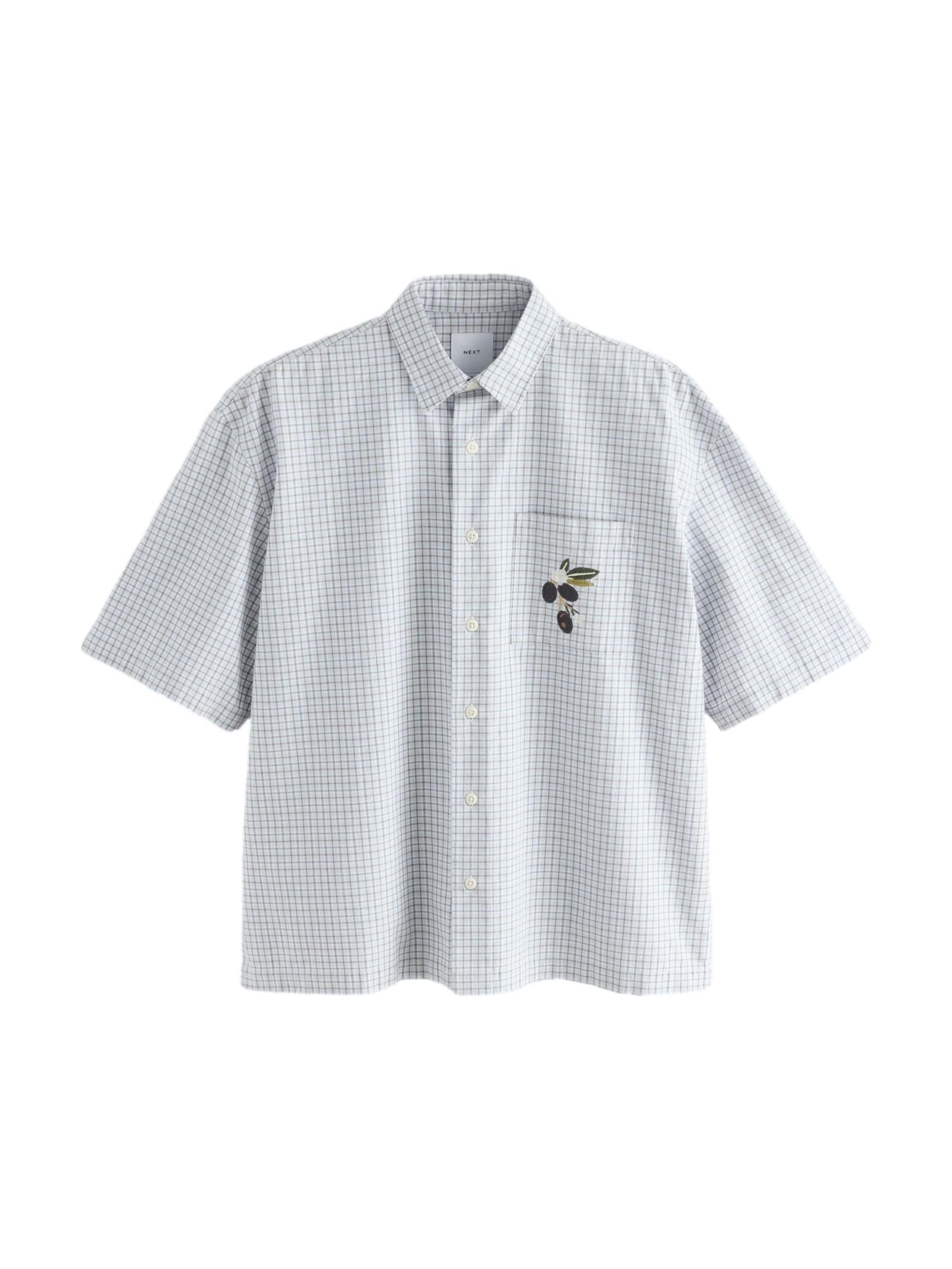 Fit confort Chemise Next en bleu : devant