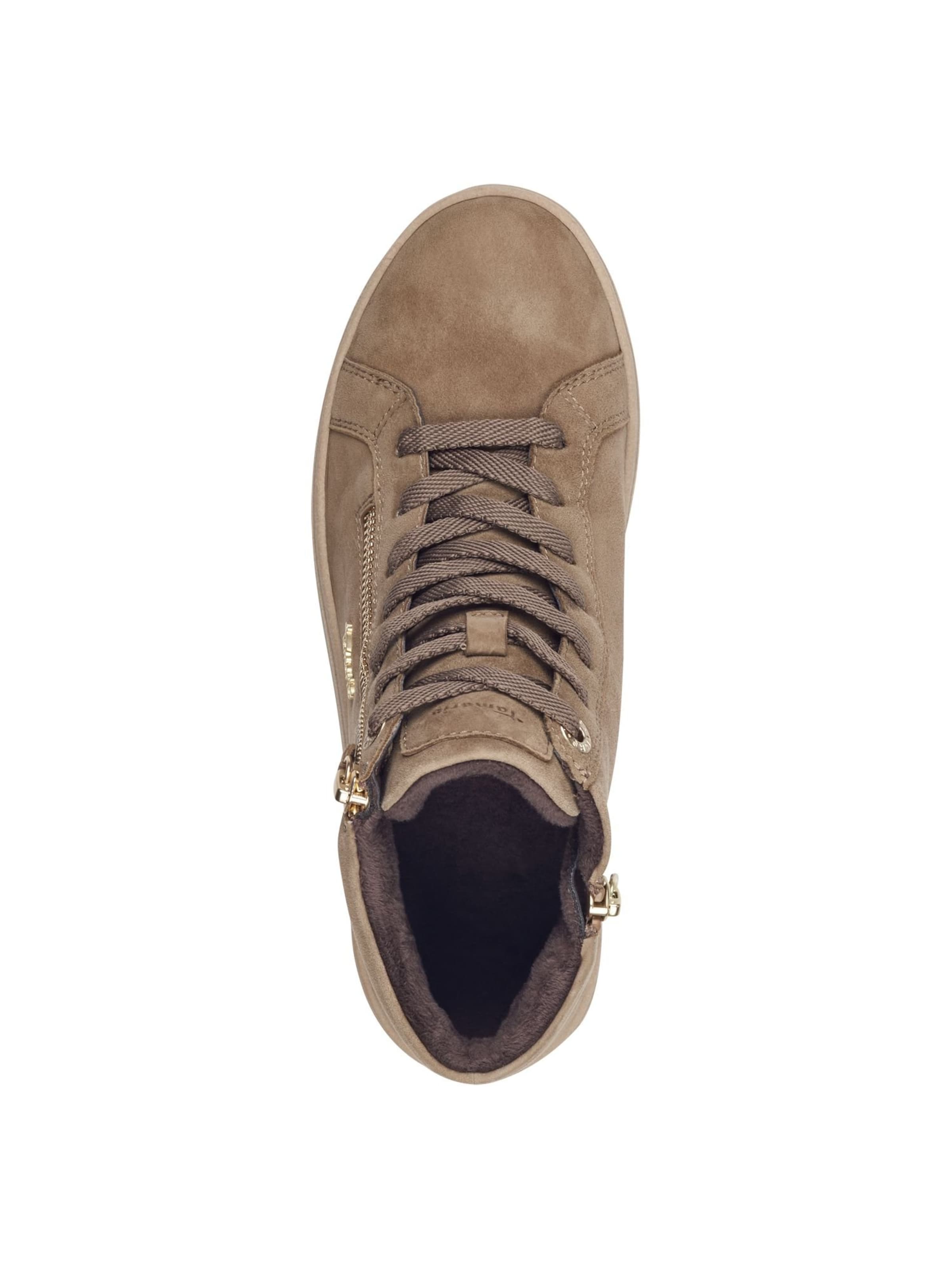 Baskets hautes Tamaris en beige