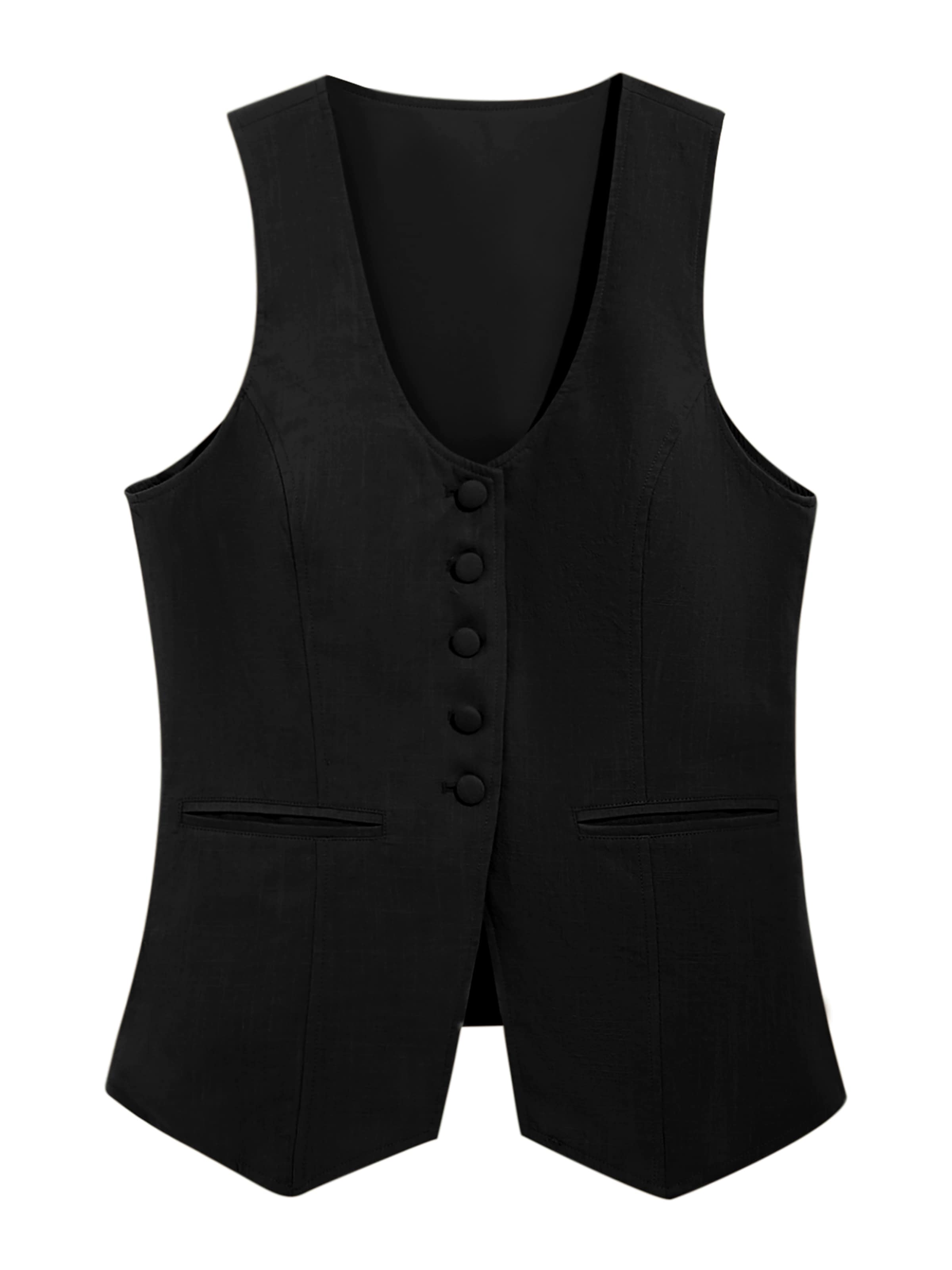 Imily Bela Γιλέκο κουστουμιού σε μαύρο: μπροστά