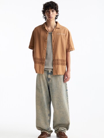 Pull&Bear Regular fit Skjorta i brun