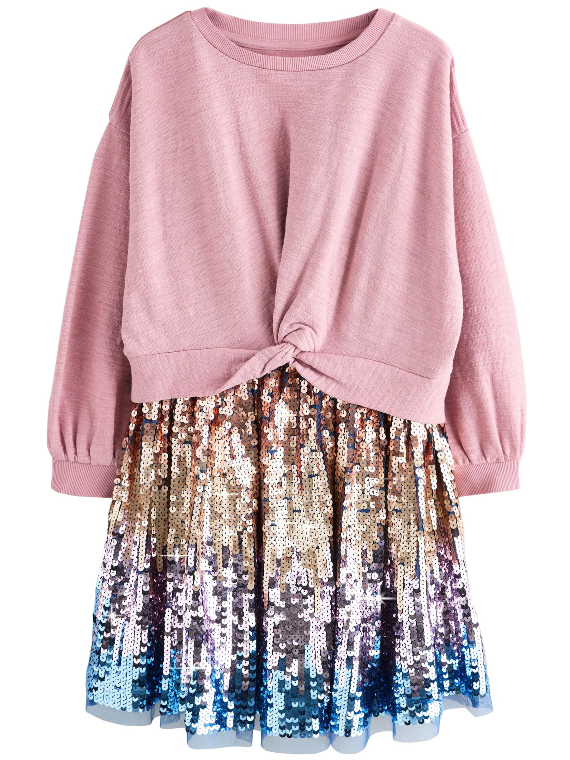 rožinė Next Suknelė: priekis