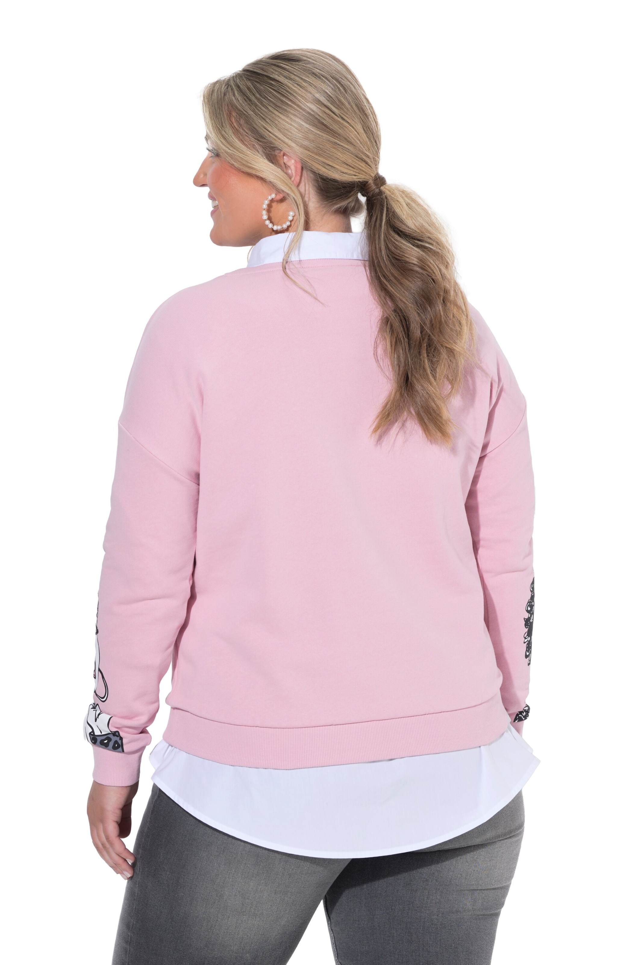 MIAMODA Sweatshirt in Roze