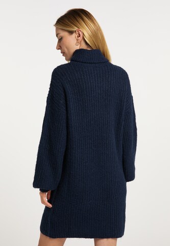 Usha Knitted dress in Blue