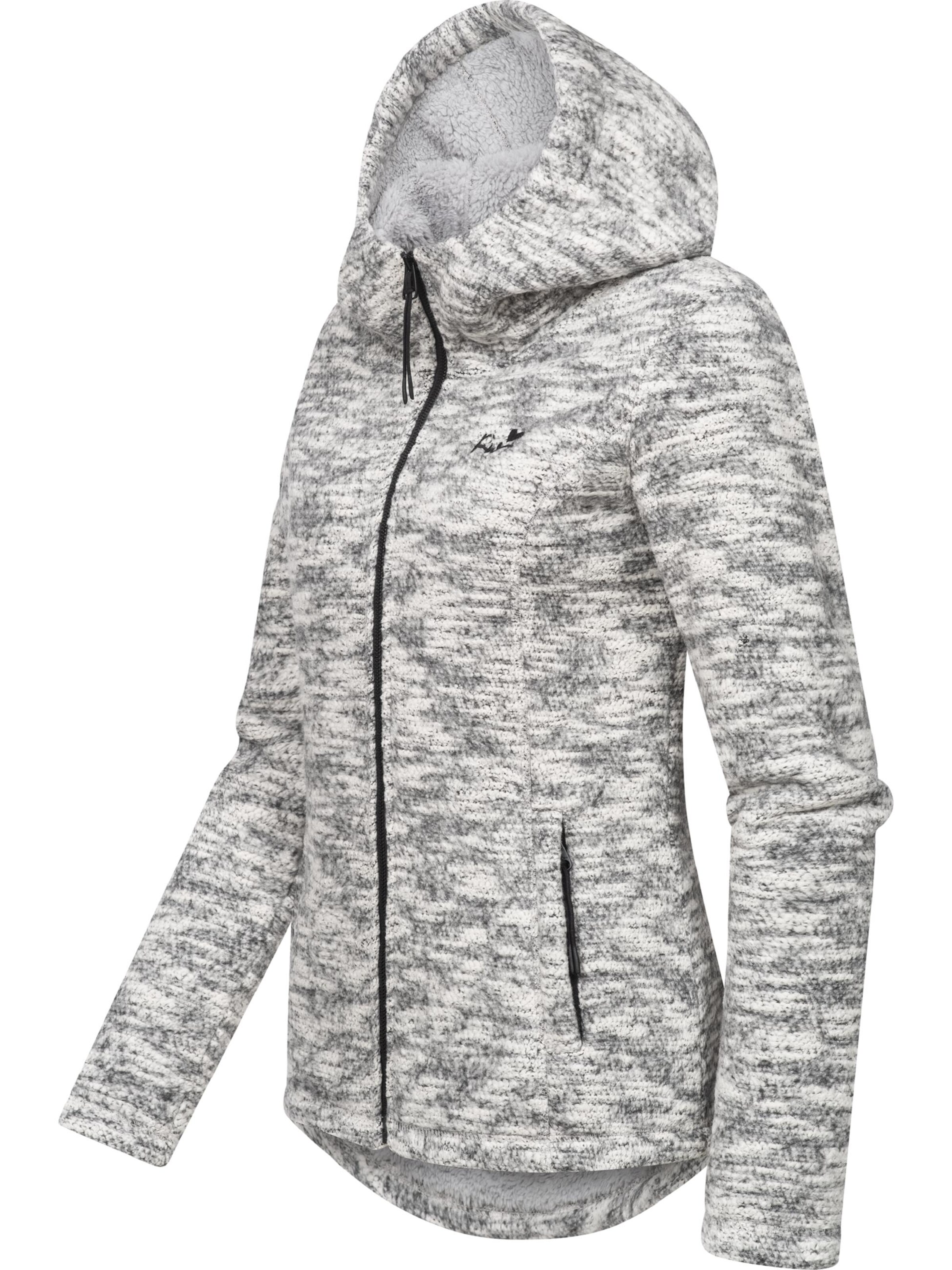 Ragwear Knit Cardigan 'Lyshka' in Grey