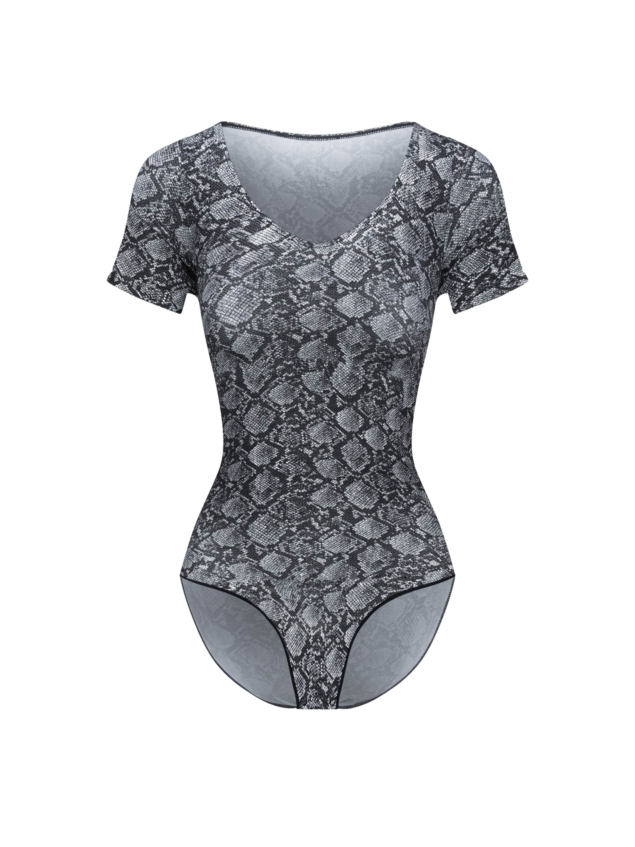 cfab Shaping bodysuit 'T-Shirt Bodysuit Sculpting Shapewear mit Slip' in XS in Anthracite, Item view