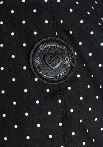 Ragwear Outdoor Jacket 'DIZZIE DOTS O' in Black