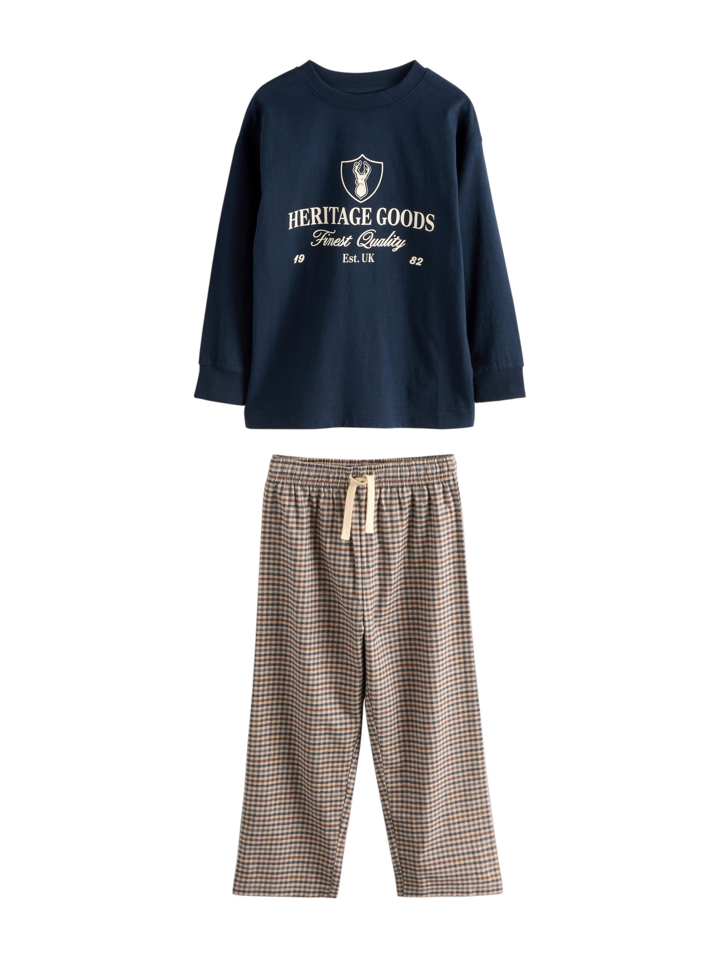 Next Yöpuku värissä sininen: etupuoli