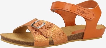 Kickers Sandals in Orange: front