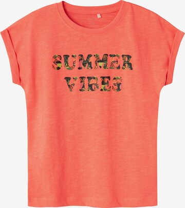 NAME IT T-Shirt 'Famma' in Orange: predná strana