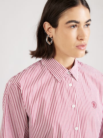 Abito camicia di TOMMY HILFIGER in rosso