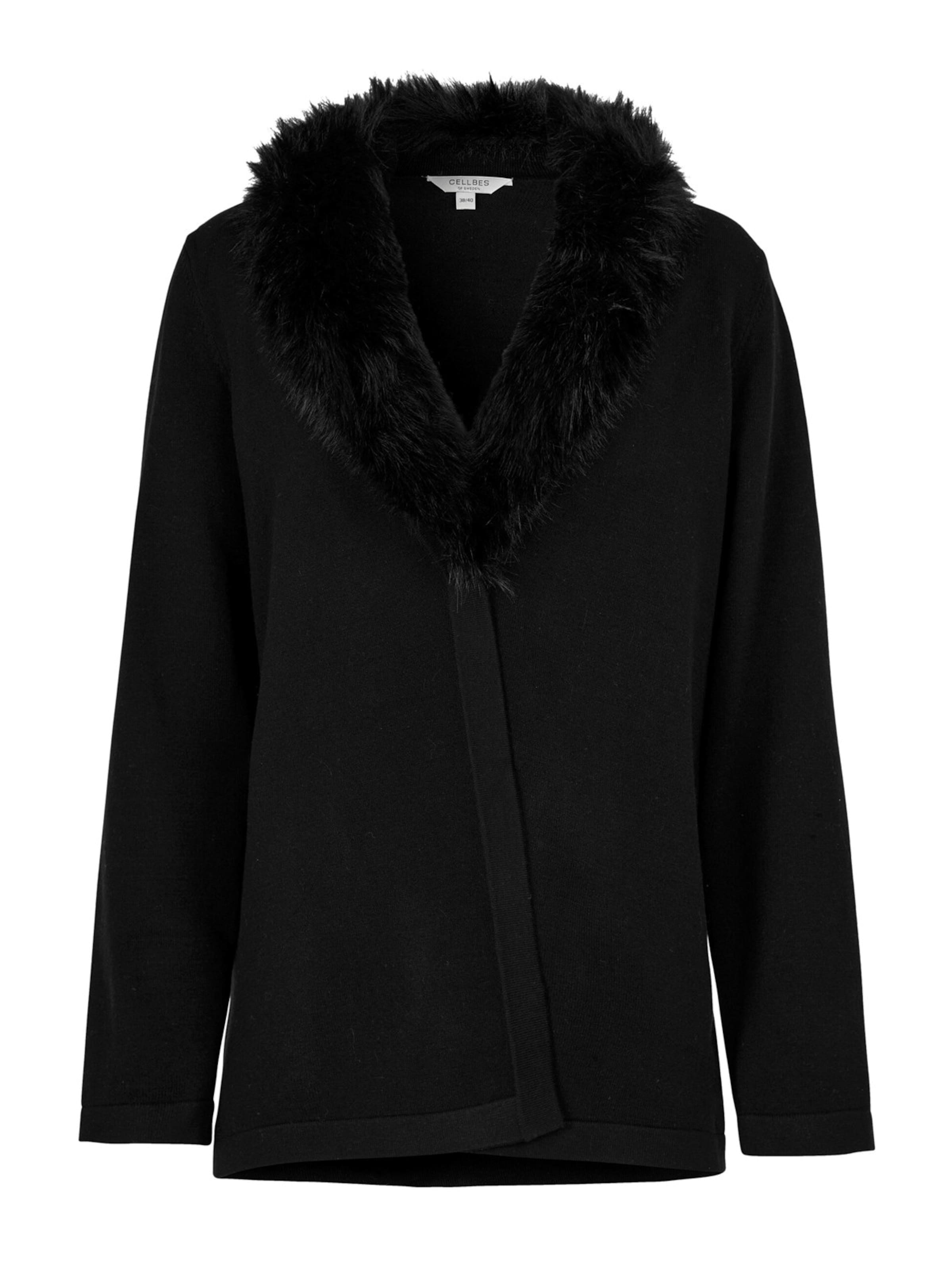 Cardigan Cellbes of Sweden en noir : devant
