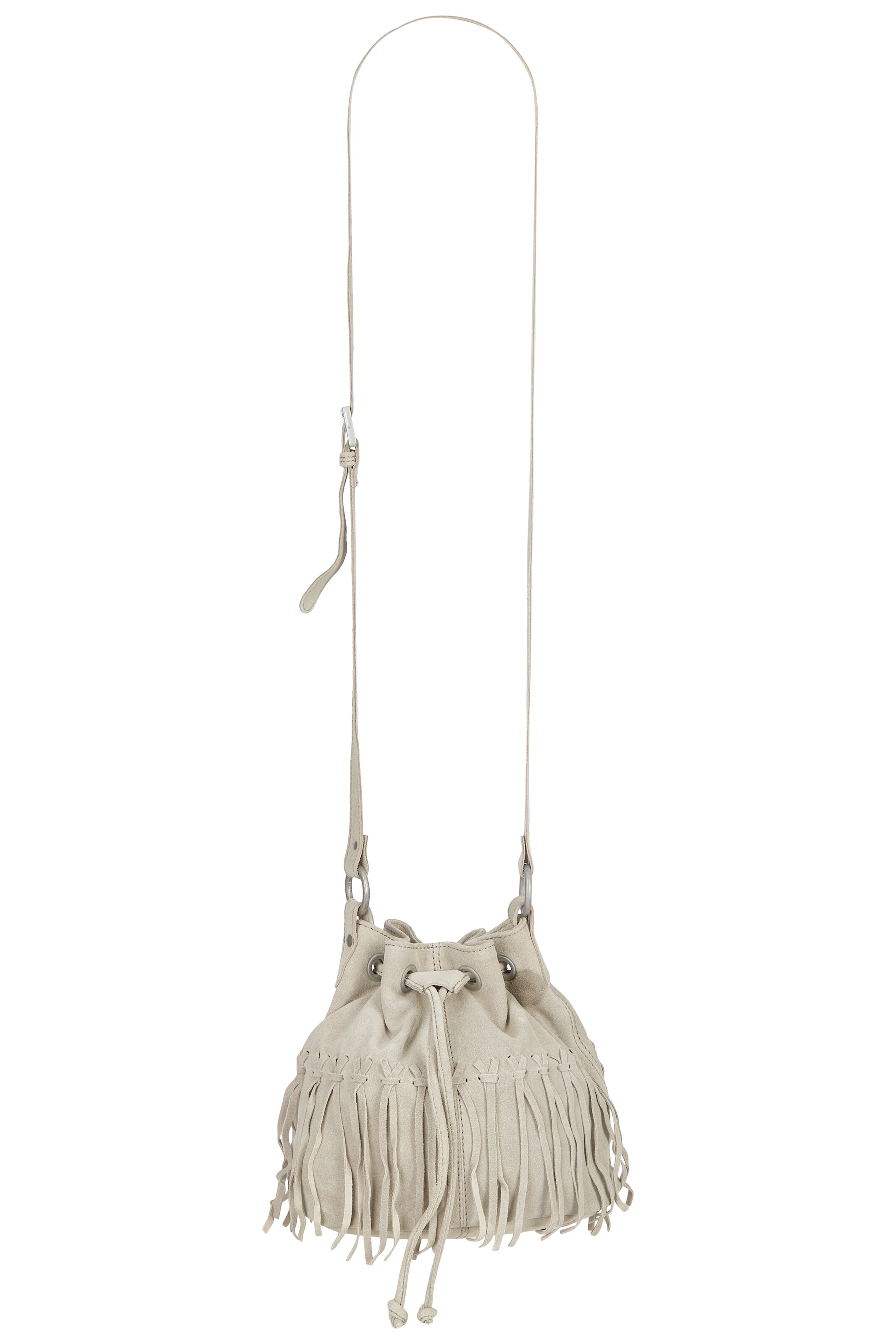 Sac à bandoulière 'June' Curuba en gris : devant