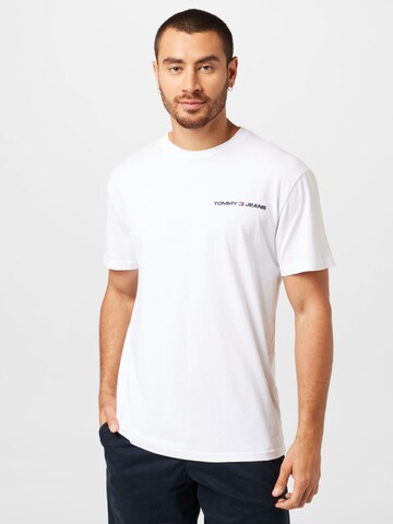 Tommy Jeans - Camisa em branco: frente