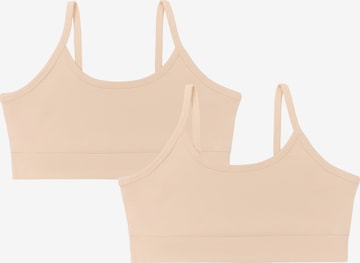 Albero Natur Bralette Bra in Beige: front