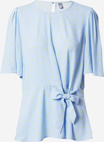 CULTURE Bluse 'Vilda' i blå: forside