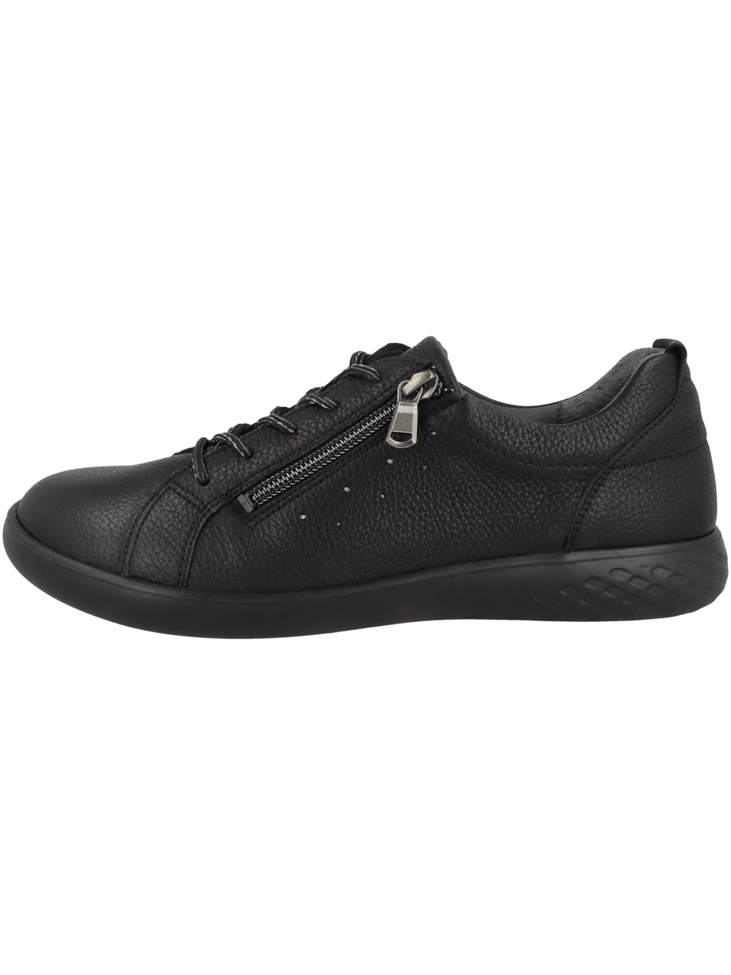 WALDLÄUFER Athletic lace-up shoe 'H-Cloé' in Black: front