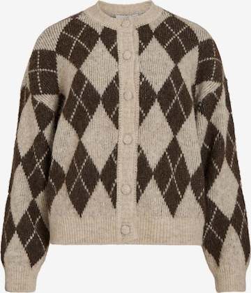 VILA Strickjacke 'VIKarley' in Beige: Vorderseite