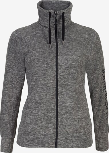 KangaROOS Fleece Jacket in mottled grey / Black, Item view