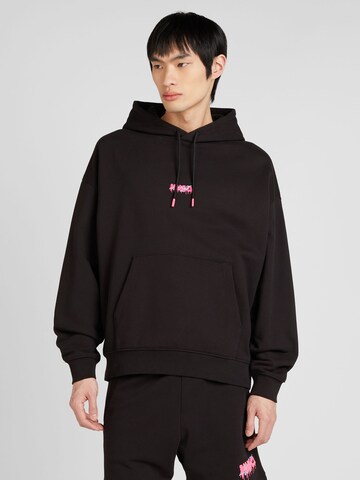 HUGO Sweatshirt 'Dreezes' in Black: front