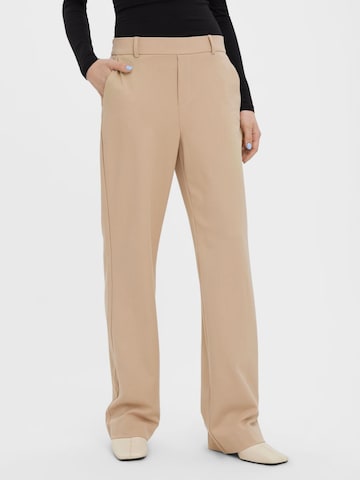 Regular Pantalon 'Maya' VERO MODA en marron : devant