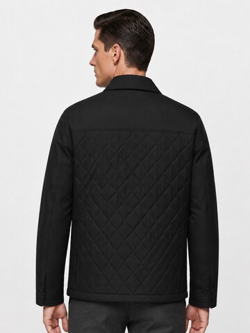 ALLTHEMEN Winter jacket 'Rautenstich' in Black