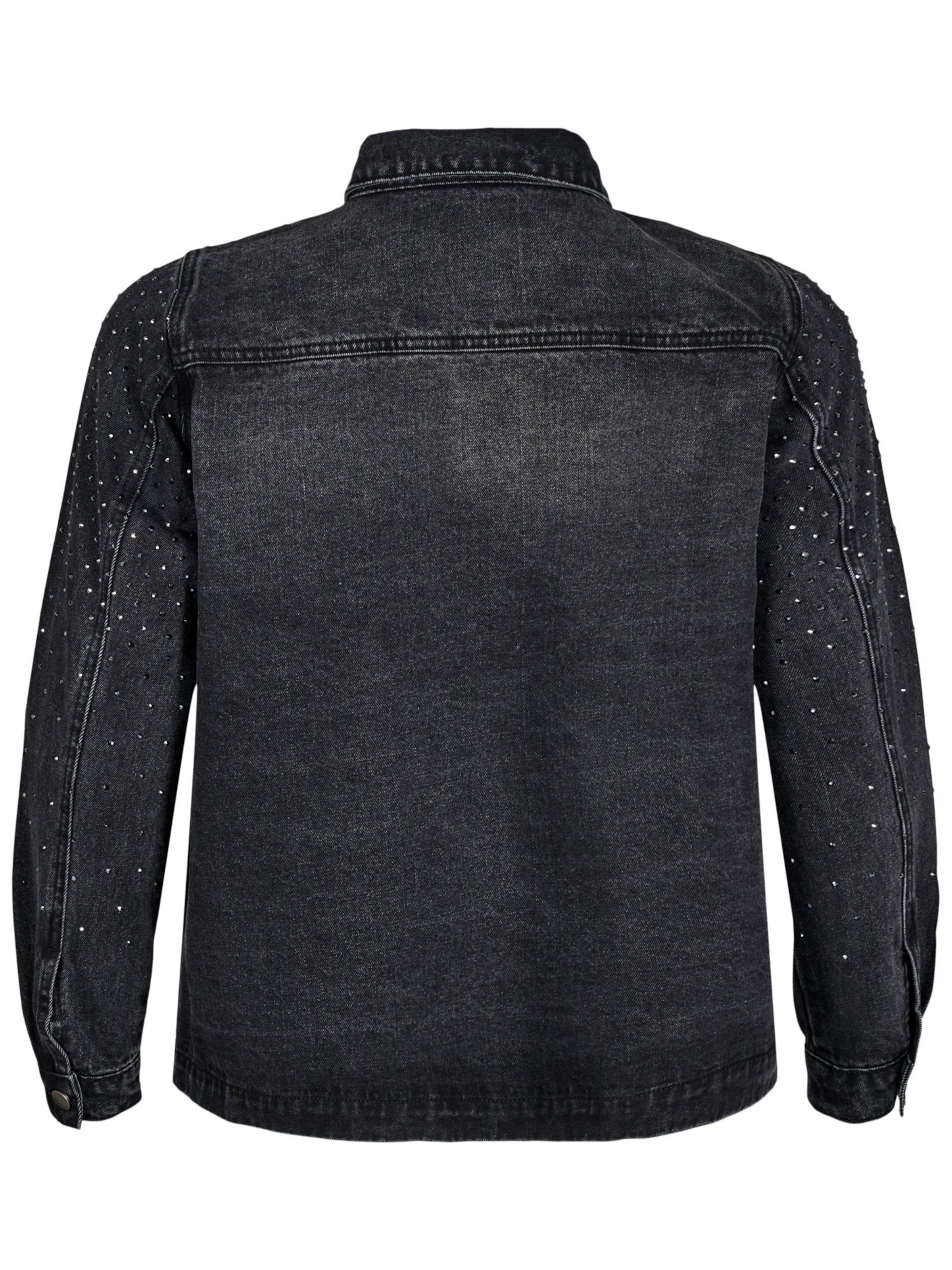 Zizzi Демисезонная куртка 'JMAVIA' в Серый